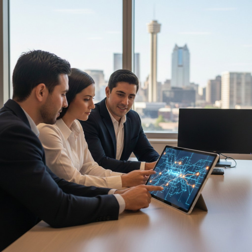 San Antonio telecom broker team optimizing business IT